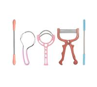 Tiardey 5PCS ?pilateur Facial ?pilateur à Ressort en Acier Inoxydable ?pilateur à Lèvres Supérieures pour Poils Fins sur Le Visage et Autres Parties du Corps