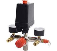 Tiardey 90-120 PSI monotrou pressostat Support manomètre sécurité Bama Valve régulateur de soupape de Commande