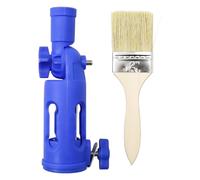 Tiardey Adaptateur de Poteau d'extension de Rouleau de Peinture Pinceau de Coupe-Bordure Support de Pinceau de Peinture Rotatif pour Murs Déligneuse