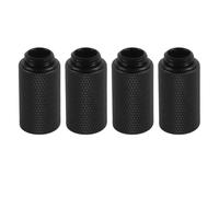 Tiardey Adaptateur d'extension de Refroidissement par Eau G1/4 4 pièces 30 mm en Laiton mâle à Femelle raccord d'extension pour système de Refroidissement par Eau PC (Noir)