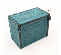 Tiardey Boîte à Musique en Bois, Cadeau pour Maman de Fille et Fils, boîte à Musique en Bois à manivelle gravée au Laser Vintage, Cadeau Antique pour Maman, Anniversaire, fête des mères