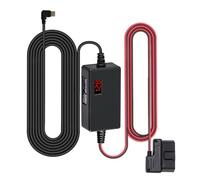 Tiardey Câble OBD2 vers USB C Câble enregistreur de caméra de Voiture Câble abaisseur OBDII 16 Broches pour caméra de Tableau de Bord GPS DVR -3,1 M