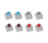 Tiardey Commutateurs de Clavier mécaniques MX RGB pour claviers de Jeu ou à échange à Chaud DIY Commutateur linéaire sans clic Agile et Direct (Lot de 8)