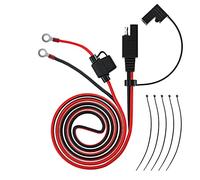 Tiardey Connecteur SAE 4.59FT 12V Terminal SAE à O Connecteurs Connecteur de c?ble de rallonge SAE Bornes de Batterie