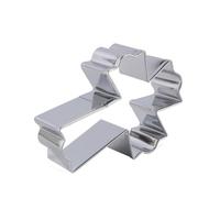 Tiardey Emporte-pièce en Forme de Croix Moule à Biscuits en Forme de Croix Emporte-pièce Fantaisie en Forme de Croix en Acier Inoxydable 6,5 x 8,6 cm