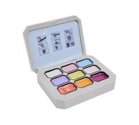 Tiardey Ensemble de vernis à ongles en gel solide palette de vernis à ongles en gel de 9 couleurs, kit de nail art en gel solide The Beauty Of Spring cadeau portable pour maman, petite amie bricolage