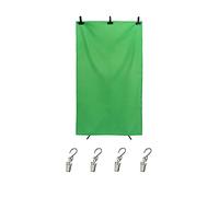 Tiardey Fond de Toile de Fond de Photographie 5 x 3,3 pi, écran de Fond en Mousseline de Saisie pour Studio vidéo Photo, Clip de Toile de Fond, retouche de scène après-Vert