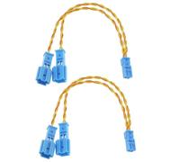 Tiardey Lot de 2 connecteurs de Faisceau de câbles pour Haut-Parleur Tweeter, Compatible avec la Connexion de Haut-Parleur Audio X1 X3 X5 F10 F18 F30 F20 E60 E90 E70