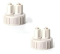 Tiardey Lot de 2 diffuseurs de CO2 pour Aquarium - Réacteur de dioxyde de Carbone - À Visser Rapidement - Bouchon de Bouteille