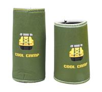 Tiardey Lot de 2 Manchons isothermes pour canettes de Boisson, Manchons antidérapants pour Porte-Bouteilles de bière, Parfaits pour Les fêtes, Les Pique-niques et Les événements en Plein air