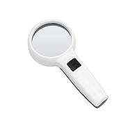 Tiardey Loupe 30X avec lumière,Grande loupe à Main Loupe éclairée à 12 LED pour la dégénérescence maculaire,Lecture des Personnes ?gées,Soudure,Inspection,pièces de Monnaie,Bijoux,Exploration