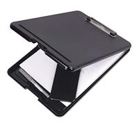 Tiardey Presse-papiers d'infirmière avec Rangement, Presse-papiers d'écriture léger avec Organisateur de Compartiment pour Le Bureau de l'école des Entra?neurs de Vente - Noir