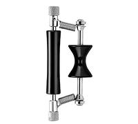 Tiardey Rolling Capo - Capot de guitare réglable pour guitare électrique, guitare acoustique, ukulélé, mandoline, banjo - noir, caoutchouc et acier inoxydable