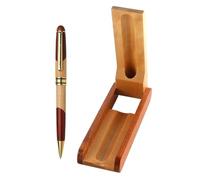 Tiardey Stylo à Bille en Bois Stylo Cadeau avec Coffret Cadeau Stylo Signature Stylo en Bois Cadeau Femme Cadeau de Remise de diplôme Homme