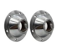 Tiardey Support de Table pour Caravane RV 2 pièces - Support de Base en Aluminium pour Camping-Car et Camping-Car, Accessoire argenté pour Tables de Yacht, Taille compacte 16,7 x 16,7 x 4,5 cm