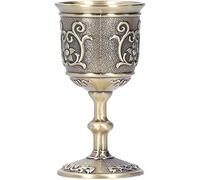Tiardey Verre à vin en forme de calice de 9,1 cm - Décoratif - En bronze - Pratique pour le vin - Tournesol