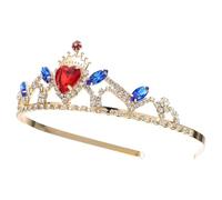 Tiare de Fille Couronne en Métal Ornée de Cristaux pour Garçon et Filles