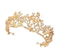 Tiare de Mariée Vintage Dorée à Libellule, Ornements en Métal | Bijou Cheveux Mariage, Style Rétro Léger et Confortable, Facile à Porter pour Proposition et Fête