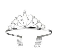 Mini Couronne Argentée Femme Taille Unique Argenté