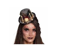 Boland Serre-tête 72182 – mini chapeau vaudou, tête de mort et os – Dia de los Muertos