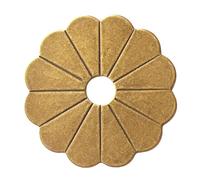 Tiazza Lot de 10 rondelles en laiton pour décoration de meubles classiques (bronze)