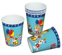 Tib 19701 Paw Patrol Lot de 6 gobelets en carton Capacité 200 mililitres Multicolore Taille unique