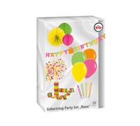 TIB Heyne 15955 Kit de fête Happy Birthday, multicolore, standard