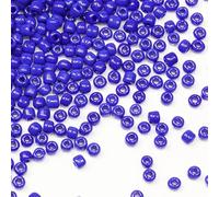 Tibaoffy Bleu foncé Perles de verre de taille 8/0 3 mm pour la fabrication de bijoux (Total Environ 100g Environ 3600pcs)