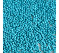 Tibaoffy Bleu lac Perles de verre de taille 8/0 3 mm pour la fabrication de bijoux (Total Environ 100g Environ 3600pcs)