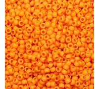 Tibaoffy Crafts Perles orange 6 x 9 mm, perles poney d'environ 1000 pièces au total