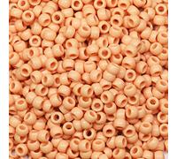 Tibaoffy Crafts Perles orange clair de 6 x 9 mm, perles poney d'environ 1 000 pièces au total
