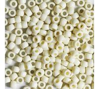 Tibaoffy Perles Beige pour activités d'artisanat, perles de type Pony 6x9mm, environ 1000 pièces