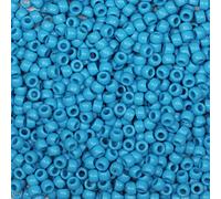 Tibaoffy Perles bleues de 6 x 9 mm, perles poney d'environ 1 000 pièces au total