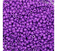 Tibaoffy Perles pour activités d'artisanat violet foncé 6x9mm, perles de type Pony total d'environ 1000 pièces