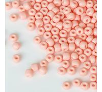 Tibaoffy Rose clair Perles de verre de Taille 6/0 4 mm pour la fabrication de bijoux (Total Environ 100g Environ 1200pcs)