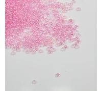 Tibaoffy Transparent rose doublé Perles de verre de taille 8/0 3 mm pour la fabrication de bijoux (Total Environ 100g Environ 3600pcs)