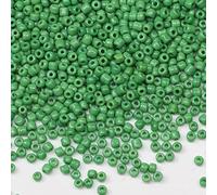 Tibaoffy Vert foncé Perles de verre de taille 8/0 3 mm pour la fabrication de bijoux (Total Environ 100g Environ 3600pcs)