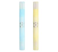 Tibapla 2 Pièces Stylo Correcteur Vernis à Ongles, Nail Art Rechargeable Stylo Dissolvant Pour Vernis À Ongles Stylo, avec 6 Pointes de Rechange