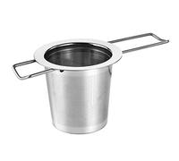 Tibapla Filtre à Thé, Infuseur à Thé Trou Fin en 304 Acier Inoxydable, Passoire à Thé avec Poignées Pliable, Passe-Thés Réutilisable pour Théières Tasses Mug