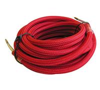 Tibelec 073660 Câble électrique textile Rouge