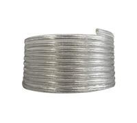 Tibelec 121550 Câble électrique Plat Translucide - 2X0,75MM2