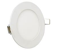 tibelec 306710 Spot LED extra plat à encastrer Rond 9W 640 lumens blanc, Métal, Intégré, 9 W, 150 x 150 mm