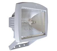 Tibelec 344140 Projecteur Halogène Extérieur Fonte d'Aluminium Gris 400 W