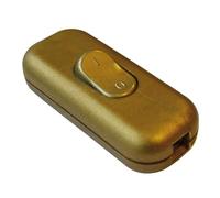 Tibelec 534630 Interrupteur de fil Or