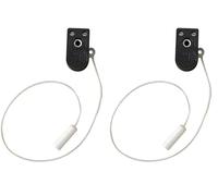 tibelec 556120 Interrupteur à tirette, Noir (Lot de 2)