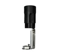 Tibelec 716330 Douille Support de Bougie Hauteur Extensible 8,5 à 10,5 cm E14 Noir