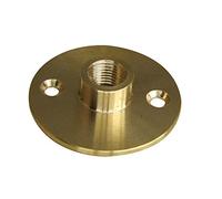 Tibelec 743430 Raccord Femelle Plaque Laiton diamètre 40 mm, Dore, 2,5 cm