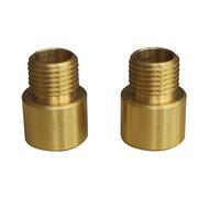 Tibelec 744030 Raccord Mâle/Femelle Laiton Bronze Lot de 2