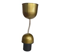 Tibelec 770830 Monture Plastique E27 Bronze, Chrome/Canon de Fusil/Translucide/Blanc/Noir/Or/Argent/Rouge