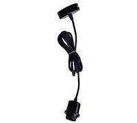 Tibelec 772020 Suspension Métal Fil Tissu E27 Noir